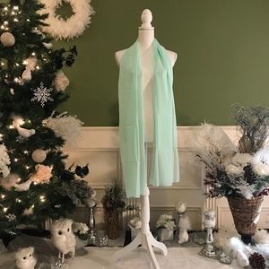 Mint Green chiffon scarf
